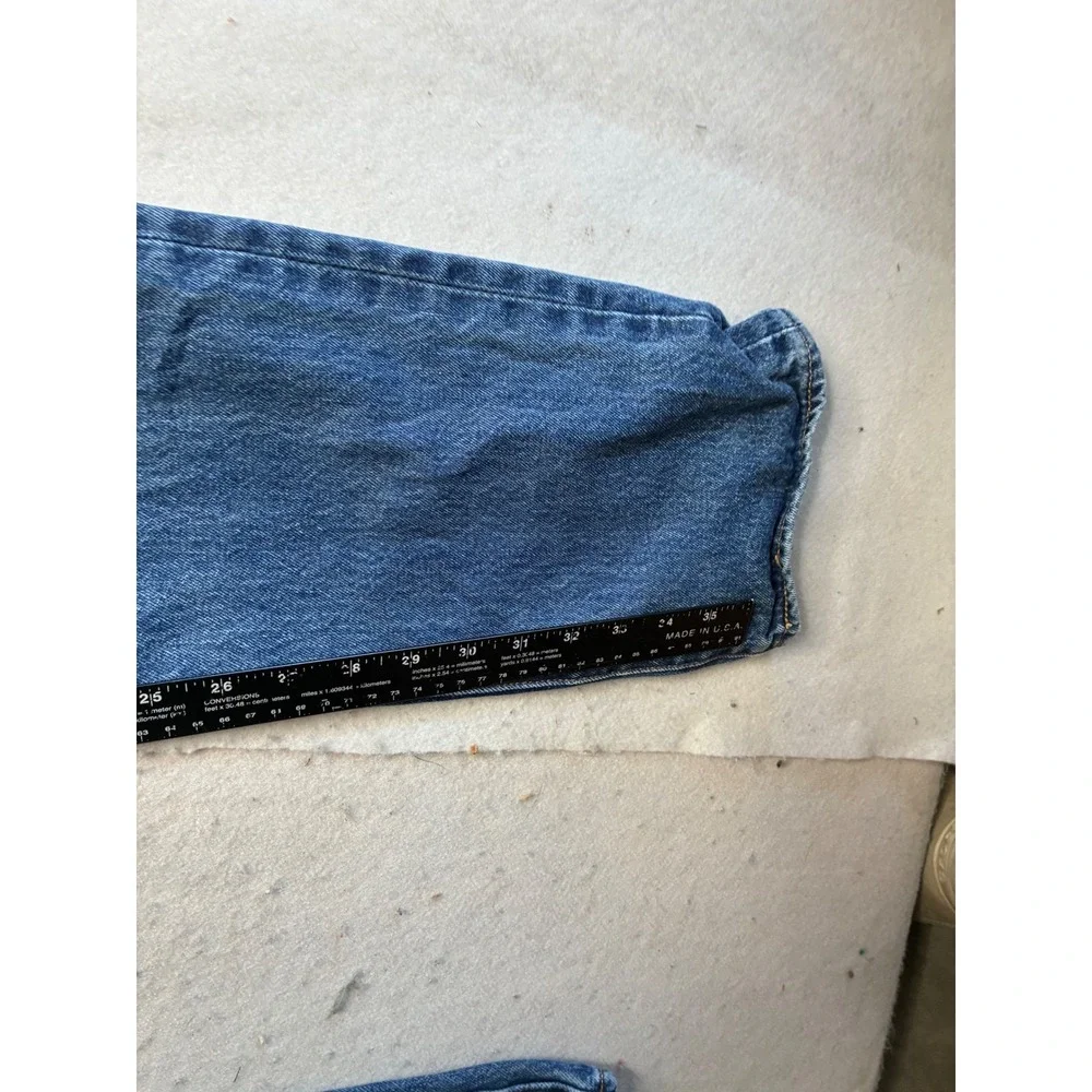 Levis 501 Original Fit Mens Blue Denim Straight Leg Button Fly Jeans W32 L38